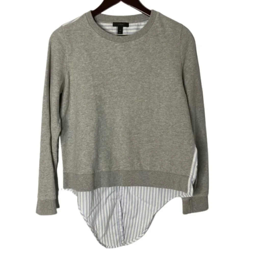 J. Crew Shirt Sweater Crewneck Size XS Mixed Media